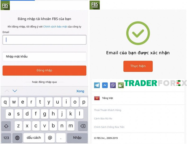 Xác nhận email thành công