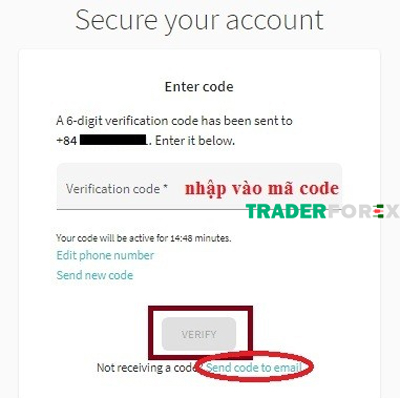 Chọn Verify